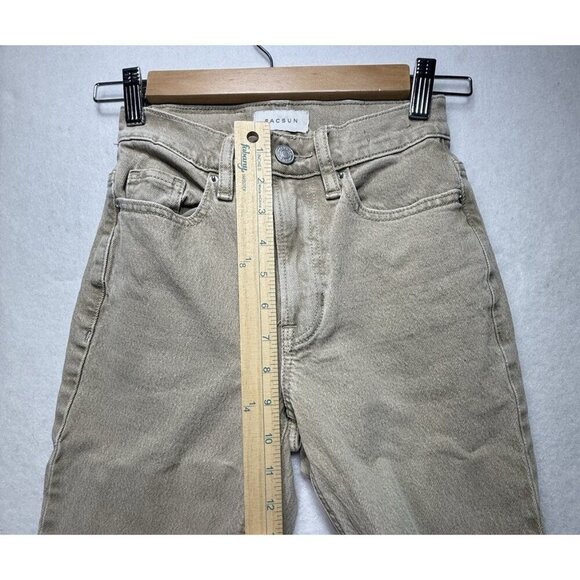 Pacsun Jeans Women's High Rise Bootcut Stretch Light Wash Denim Beige Sz 22 - Picture 9 of 11